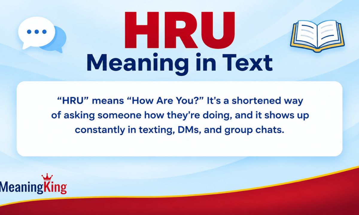 HRU Meaning in Text What Does HRU Mean
