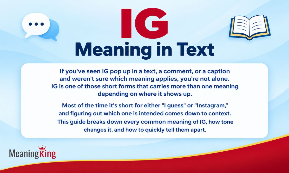 IG Meaning in Text What Does IG Mean 2026