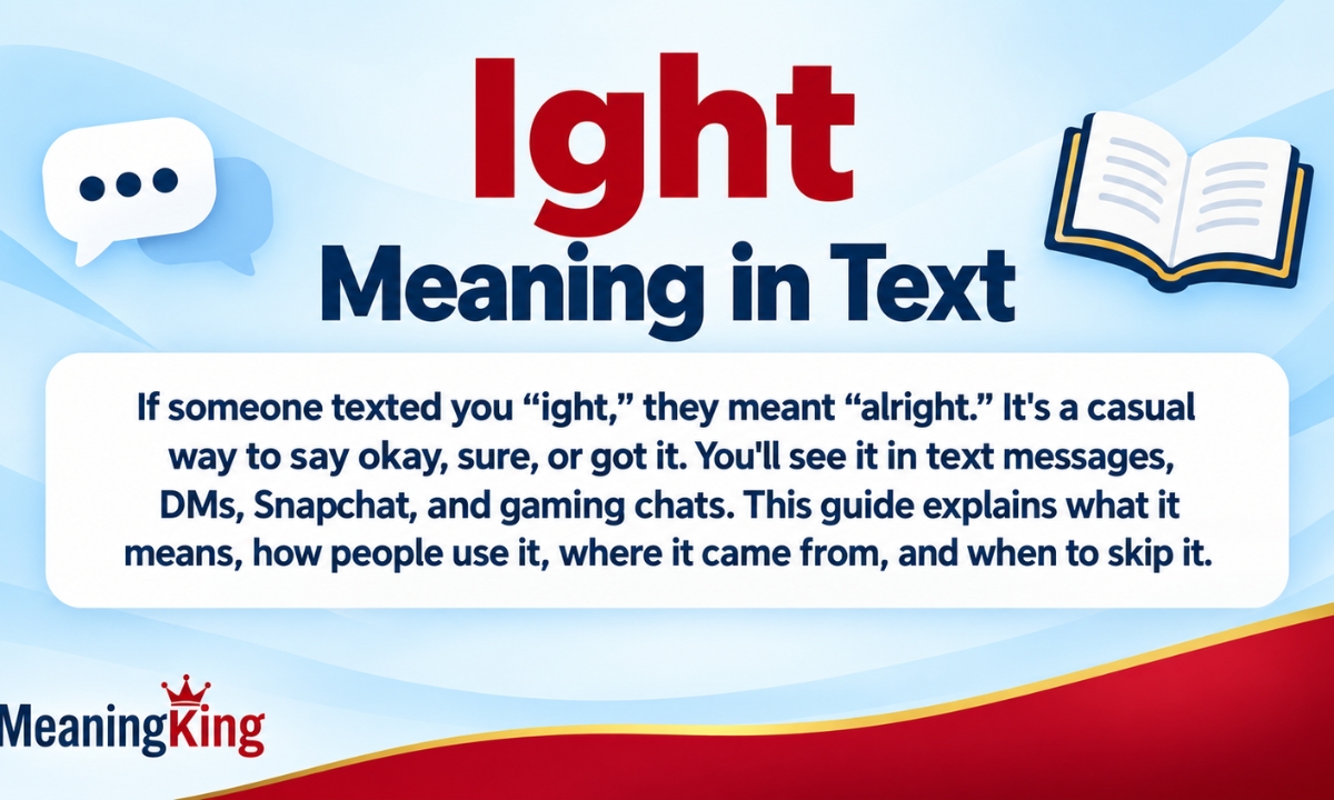 Ight Meaning in Text What Does “Ight” Mean
