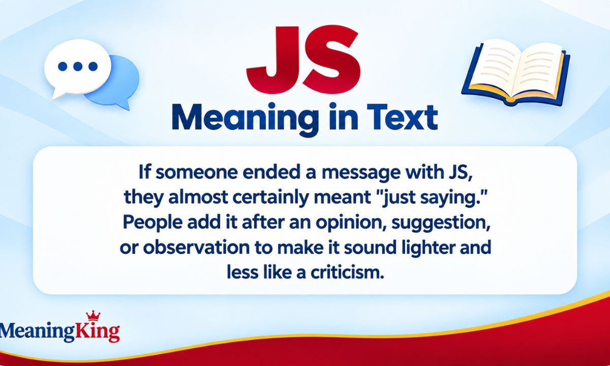 JS Meaning in Text What It Really Stands For and How to Reply